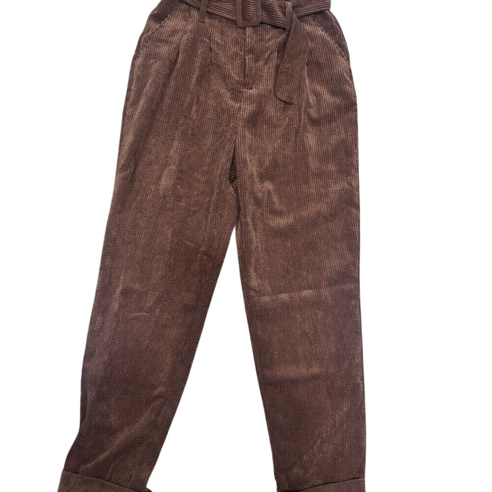 Wild Fable Brown Corduroy Pants with Belt‎